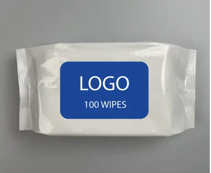 Lenços umedecidos descartáveis biodegradáveis