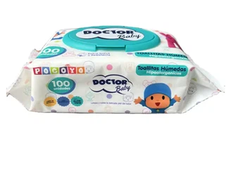 Guardanapos de tecido umedecido