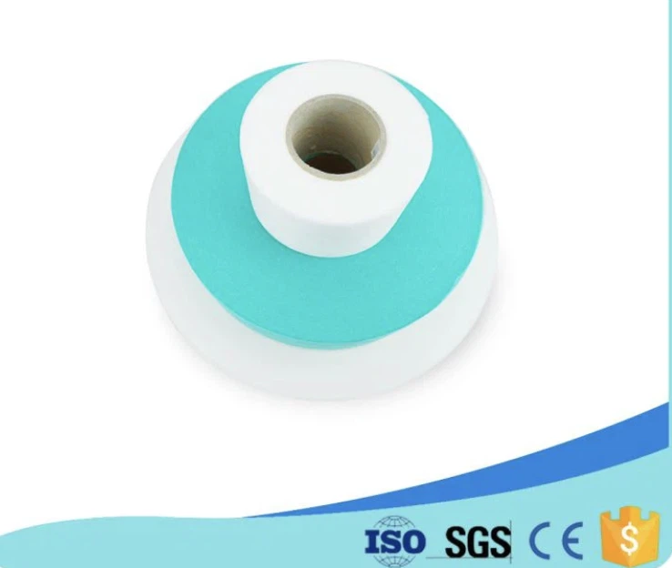 Luz - luz verde - matéria prima azul do rolo da tela da camada de aquisição da cor para o guardanapo sanitário ADL