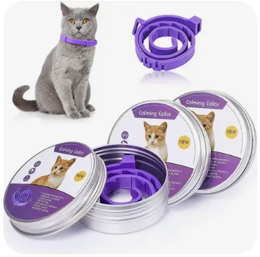 Coleiras calmantes de feromônio para gatos de estimação