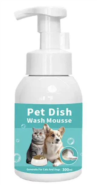 Mousse de lavagem de louça para animais de estimação de espuma plástica não tóxica